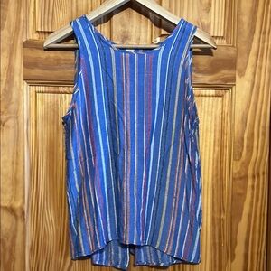 Allison Joy Multicolor Striped Tank Top